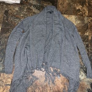 Grey cardigan